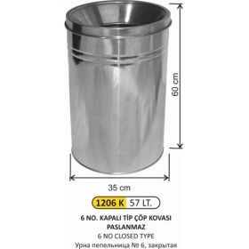 Resim Arı Metal 6 No Kolon Kapalı Boy 45 cm 