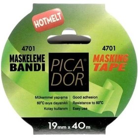 Resim Picador Maskeleme Bandı 19mmx40m Askısız Kp004 