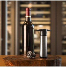 Resim Vacu Vin Paslanmaz Çelik Şarap Koruyucu 1 Pompa 2 Tıpa - Kutulu Çok Renkli 