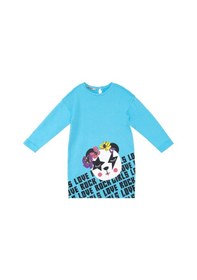 Resim Denokids Mshb&g Girls Love Rock Kız Çocuk Elbise Mavi 