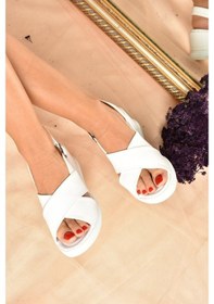 Resim Fox Shoes Beyaz Kadın Dolgu Topuklu Ayakkabı K674305209 