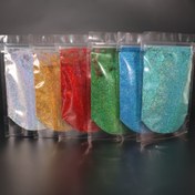 Resim 60g Holografik İnce Glitter Tozu, 0.2mm Tahıl Çap, Takı Yapımı için Plastik Döküm Araçları, DIY Epoksi Reçine Dolgu, Tumbler El Sanatları, Noel Dekorasyonu - Güç Gerektirmez 