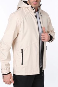 Resim Ghassy Co Erkek Rüzgarlık/Yağmurluk Outdoor Omuz Detaylı Mevsimlik Füme Spor Ceket 