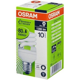 Resim Osram Tasarruflu 20w 1300 Lümen Beyaz Işık E27 Ampul 