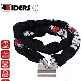 Resim 4riders Bodyguard Pro 14x200cm Kesilmez Zincir Alarmlı Kilit 14mm 