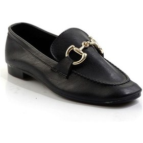 Resim Siyah Kadın Loafer Ayakkabı K01688011009 Siyah 
