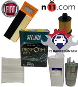 Resim Fiat Linea Fiorino 1.3 Multijet Euro 5 Filtre Bakım Seti Selenia M.Y 