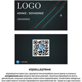 Resim Destade NFC ve QR Kod Özellikli Temassız Dijital Kartvizit 