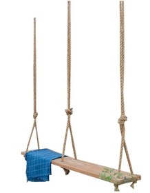 Resim Bamena Wood Mayda Ahşap Salıncak 