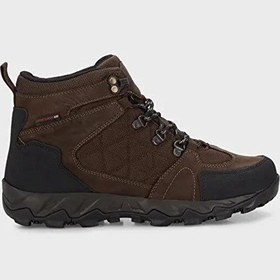 Resim Lescon Scootland 16371 Su Geçirmez Trekking Deri Textil Erkek Bot Kahve 