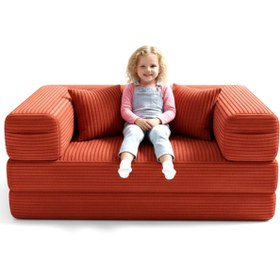 Resim foamly 140x70 cm Modüler Çocuk Koltuğu - Fonksiyonel Oyun Minderi ve Kanepe Tamamen Sünger 