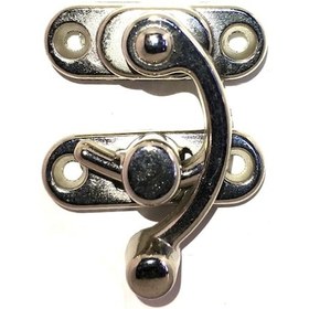 Resim Yay Gözü, Ahşap Kutu Klipsi - Büyük 37x45 Mm, Nikel, 100 Adet 