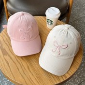 Resim Şirin Pembe Kurdele Beyzbol Şapkası - Yumuşak Polyester, Snap Kapatma ile, Güneş Koruması, Tüm Mevsim Kullanımı, Bahar için İdeal Hediye, Bahar Şapkası | Oyuncağı Aksesuarı | İnşaat 