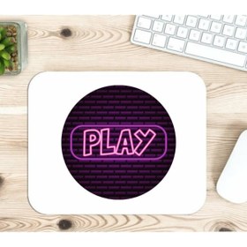 Resim Florence Event Neon Play Baskılı Mousepad 23x19 Cm 