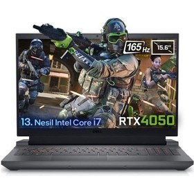 Resim Dell G15 5530 G155530010UK3 i7-13650HX 16 GB 2 TB SSD RTX4050 15.6" Dos Dizüstü Bilgisayar 