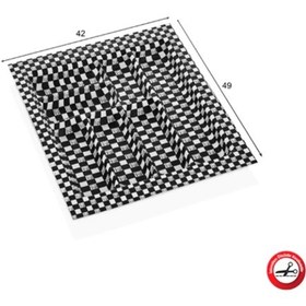 Resim Eco Modül Kaşıklık Damalı 42x49 Acero-20122 Antik Beyaz 