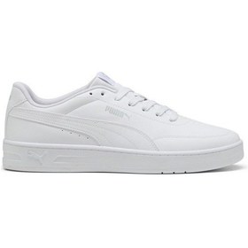 Resim Puma Court Classic Clean Beyaz Kadın Sneaker 000000000102266512 Beyaz 