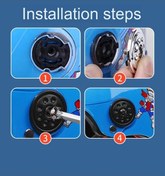 Resim Didadodo Çocuk Motosiklet Kaskı - Mor, Aynalı Vizörlü Güvenlik Ekipmanı Güneşten Koruyan, Güvenli Yolculuk Mor 