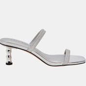 Resim Katy Perry The Leilei Kadın Gümüş Topuklu Terlik Gümüş 