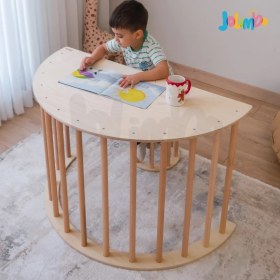 Resim Eğitici Aktivite Masası ve Oyun Minderi - Sade | Jolimbo 