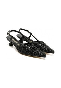 Resim Black Topuklu/ Stiletto Kadın 1971007 Nacree Trecc Capra Nero Black Siyah 