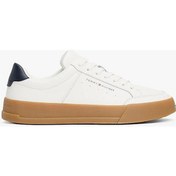 Resim Tommy Hilfiger Kadın Beyaz Deri Sneaker Çok Renkli 