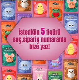 Resim The Gurumi - Yeni Başlayanlar İçin Amigurumi 5 li Örgü Kiti (İSTEDİĞİNİZ 5 FİGÜRÜ BİZE İLETİN) 