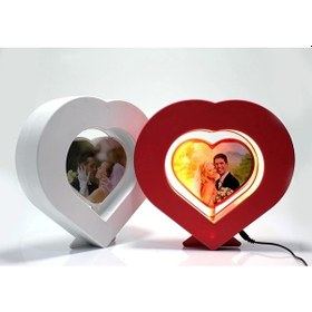 Resim Ledli Kalpli Çerceve Alk1299 Renkli 