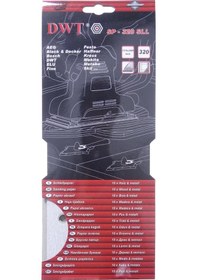 Resim DWT SP-320SLL Dikdörtgen Delikli Zımpara Kağıdı 115x280mm 320 Kum 