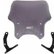 Resim GP Kompozit Honda CB125R / CB250R 2012-2024 Uyumlu Kısa Ön Cam Füme 33 cm 