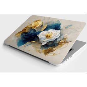 Resim Laptop Sticker Bilgisayar Notebook Pc Kaplama Etiketi Soyut Çiçekler 
