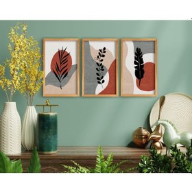 Resim Bk Home Dekoratif 3’Lü Retro Ahşap Tablo-15 (551040995) 