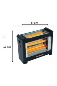 Resim EVİST 3001 Şömine Tipi Elektrikli Isıtıcı Soba 1800 W 