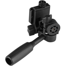 Resim Yönlü Pan Tilt Başlığı 360 Panoramik 3kg Taşıma Kapasitesi Saplı Hızlı Çıkarma Plakası Evrensel 1/4 Montajı Kamera Tripod Montajı İçin 