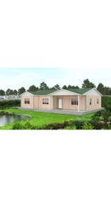 Resim Sismik Prefabrik 126 M2 Prefabrik Ev 