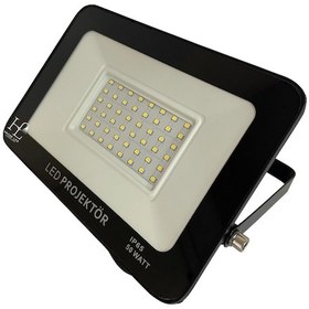 Resim 12-24 Volt 50 Watt Tablet Projektör Beyaz SMD Led Projektör 