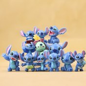 Resim 12 Adet Yetkili Stitch Bebek Modeli, Stitch Modeli, Stitch Bebekleri, Doğum Günü Hediyesi, Araba Dekorasyonu, Ev Ofis Süsleri, Saksı Bitki Kek Süslemeleri, Noel Hediyesi, Cadılar Bayramı Hediyesi 