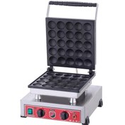 Resim Işıkgaz Silverinox Elektrikli Tekli Yuvarlak Bubble Waffle Makinesi Slvr-b10 