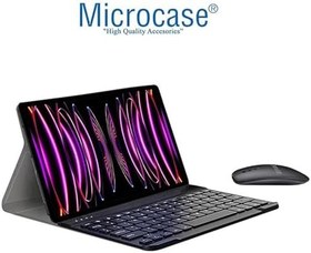 Resim Microcase LENOVO Tab P11 2.Nesil Tablet Bluetooth Klavye ve Mouse + Standlı Kılıf - BKK6 