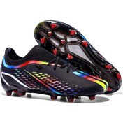 Resim Weichuang01 Unisex Krampon Futbol Ayakkabısı Çim Futbol Kramponları Tf/fg Krampon - Siyah 