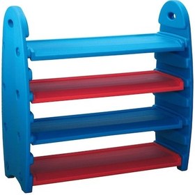Resim Özyıldırımplastik King Kids Çok Amaçlı Raf Mavi - Kırmızı 