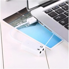 Resim Ses Kartı Çevirici 7+1 Dönüştürücü Laptop Harici Ses Kartı 