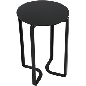 Resim Madestr BETA Sehpa Ø40X60H cm Metal Tabla - Servis Sehpası, Ofis Sehpası Orta Sehpa, Metal Sehpa 