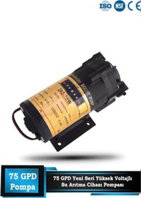 Resim 75 Gpd 24 Volt Su Arıtma Cihazı Pompası 