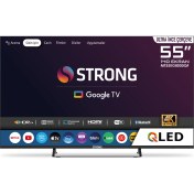 Resim Strong MT55EG8000QF 55" Frameless QLED 4K Ultra HD Google TV 