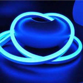 Resim 24v Neon Şerit Led Mavi Işık 