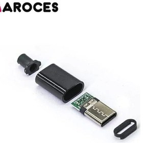 Resim Ic-266B1 Type-C Erkek Seyyar Kapaklı Telefon Şarj Cihazı Ucu 10 Adet 