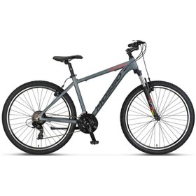 Resim Mosso Wildfire V - 27.5'' Jant 20'' (Xl) Kadro Dağ Bisikleti - Koyu Gri Kırmızı 