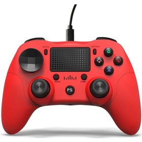 Resim Geeksen Oyun Kumandası Usb Kablolu Gamepad Oyun Kontrolcüsü Dokunmatik Yüzeyli 