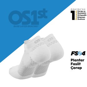 Resim OS1st FS4 Plantar Fasiit Çorap / Beyaz - S 